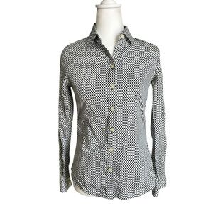 Banana Republic Women's collared Long Sleeve Button Up Shirt Size 0